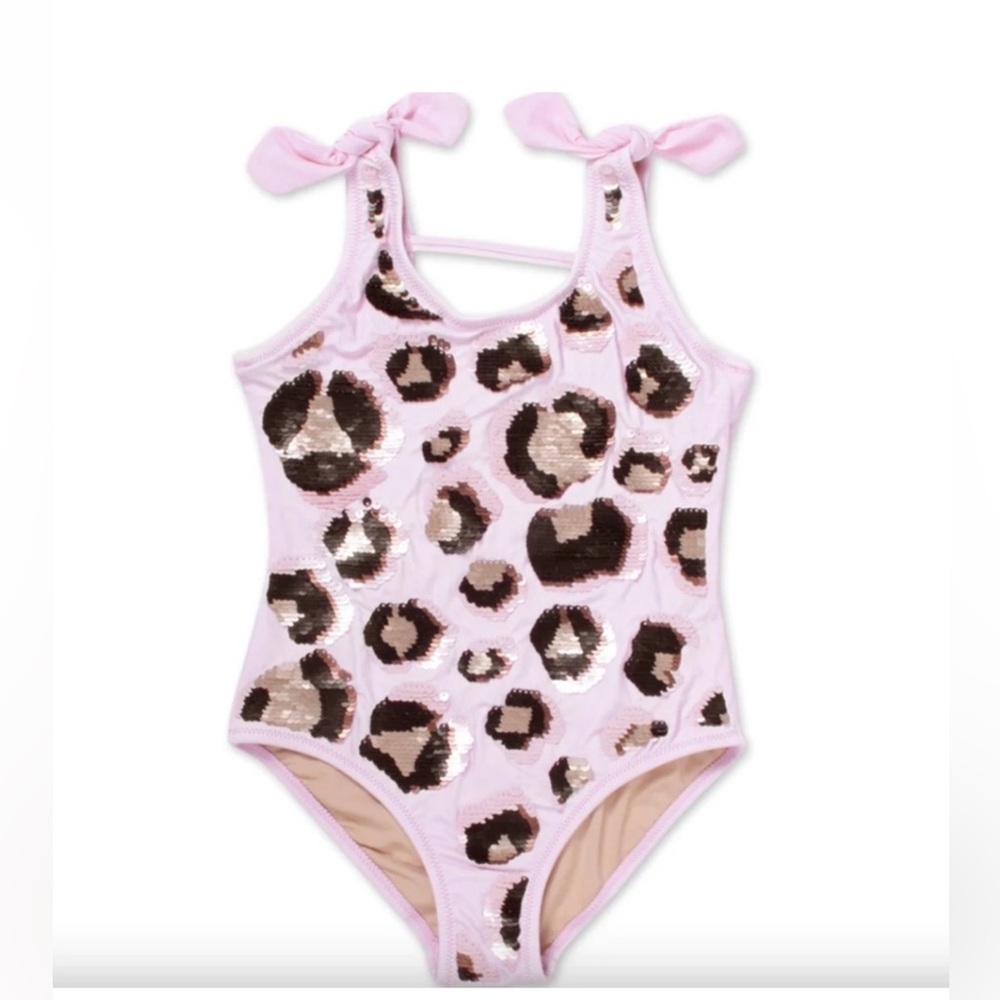 Shade critters girls sequin swimsuit size 10